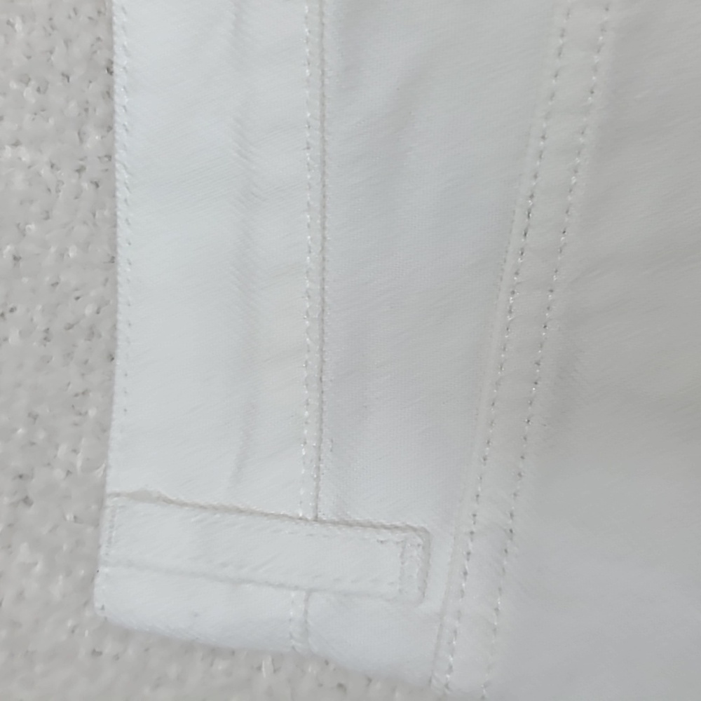 Boyish Monty Cotton Blend High Rise Relaxed Raw Hem Shorts Vintage White NWOT - Picture 15 of 17